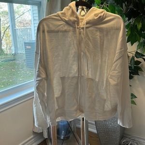 Old navy cream colored zip up